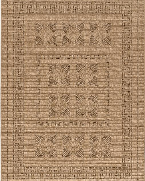 Alfombra de Exterior Efecto Yute Acra 5046 274 Natural