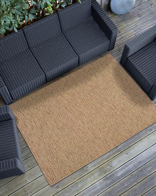 Alfombra Lisa Indoor-Outdoor Asia 8209 Beig