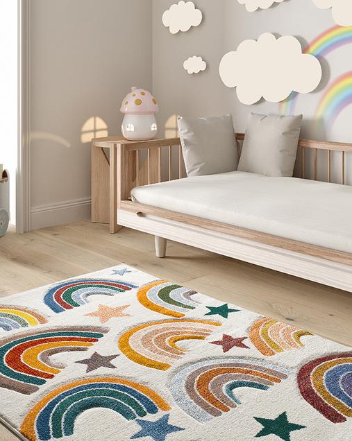 Alfombra Infantil Arcoiris Balloon 40364 21 Multi