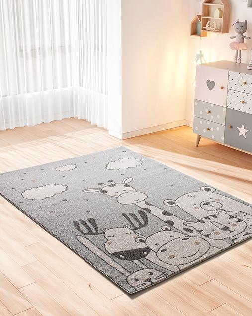 Alfombra Infantil Beats 40268 Gris