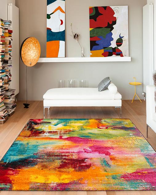 Abstract Art rug Belis 20754 21 Multi