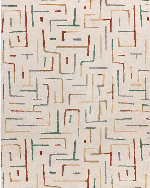Alfombra Geométrico Beruti 12925 21 Multi