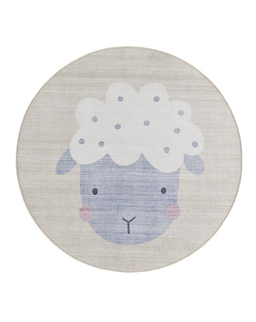 Alfombra Infantil Lavable Candy 24063 41 Crema