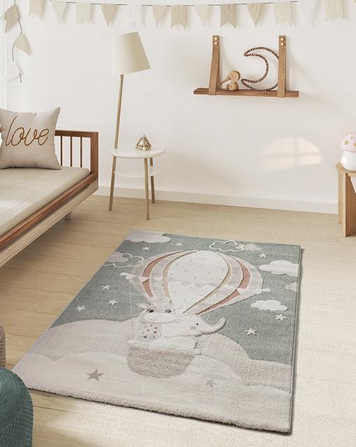 Alfombra Infantil Clown 2366 13 Verde