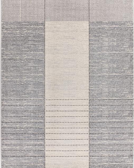 Alfombra Geométrica Craft 12933 14 Gris