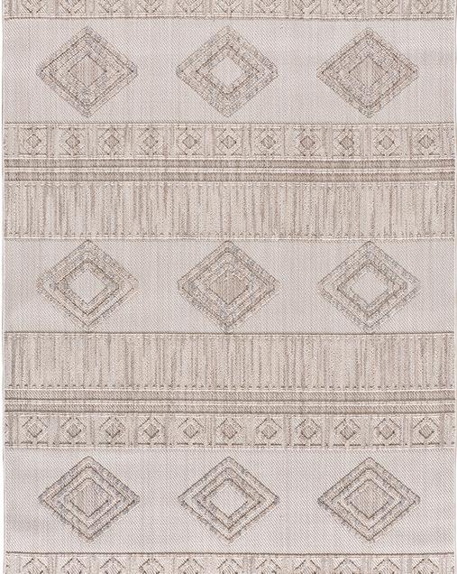 Alfombra Étnica con relieve Element 8921 02 Beige