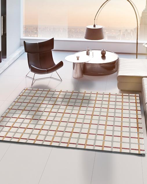 Alfombra Geométrica con relieve Karisma 12750 21 Multi