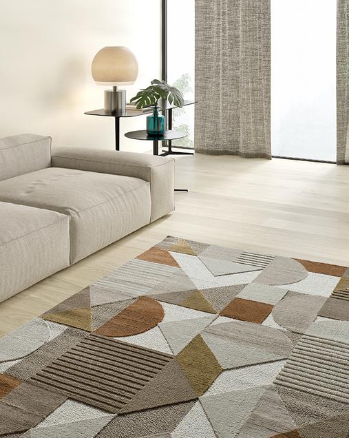 Alfombra Geométrica Melfi 4501 21 Multi