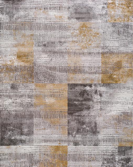 Alfombra Vintage con toques de Arte Abstracto Norah 23302 14 Gris