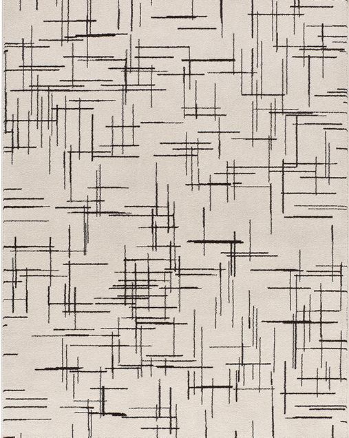 Alfombra Geométrica Retro 12890 04 Blanco