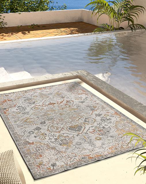 Alfombra de Exterior Vintage Samara 54574 21 Multi