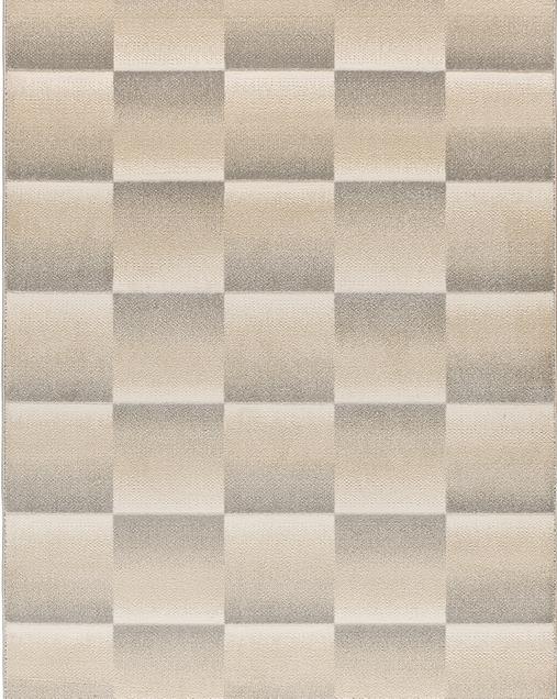 Alfombra Estilo Nórdico con relieve Sensation 12738 19 Plata