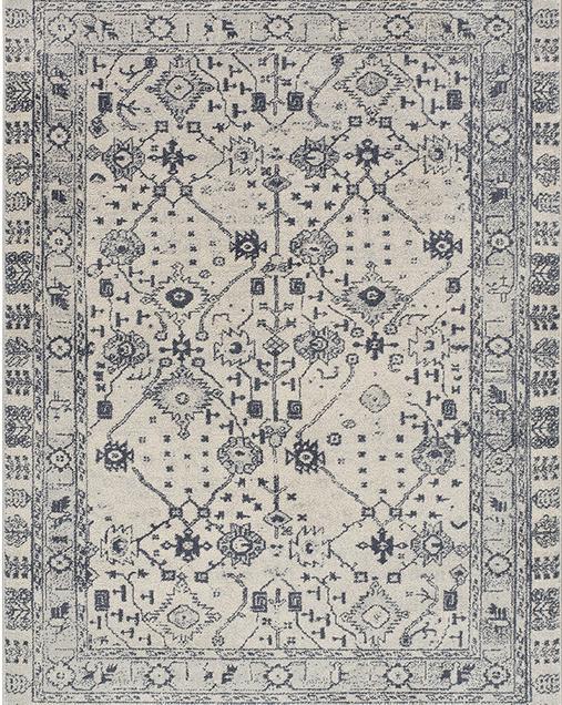 Alfombra Vintage Siroco 16803 07 Azul