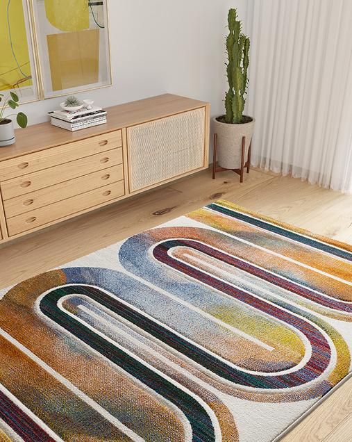 Alfombra Geométrica Sybil 40403 21 Multi