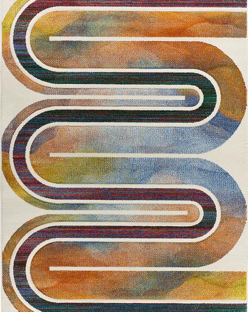Alfombra Geométrica Sybil 40403 21 Multi