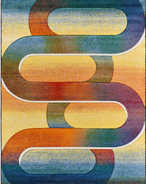 Alfombra Geométrica Sybil 40405 21 Multi