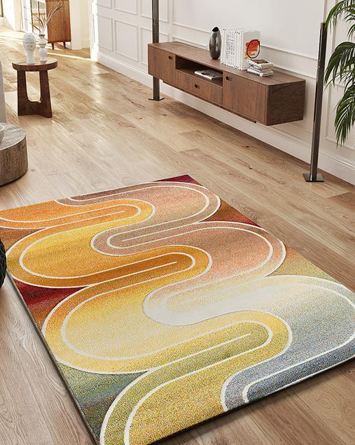 Alfombra Geométrica Sybil 40408 21 Multi